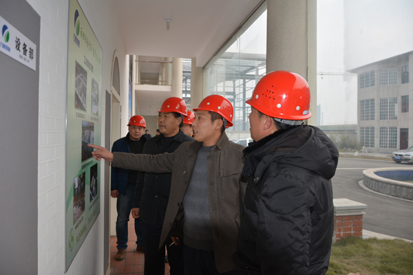 河南省黃泛區農場領導來我公司參觀考察